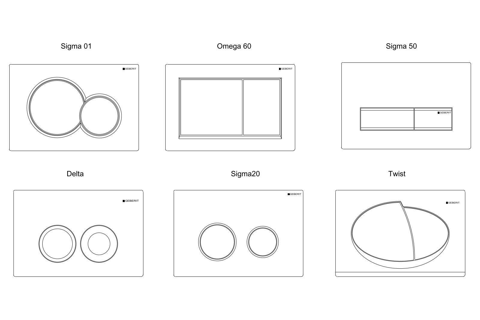 Geberit FLUSH PLATE