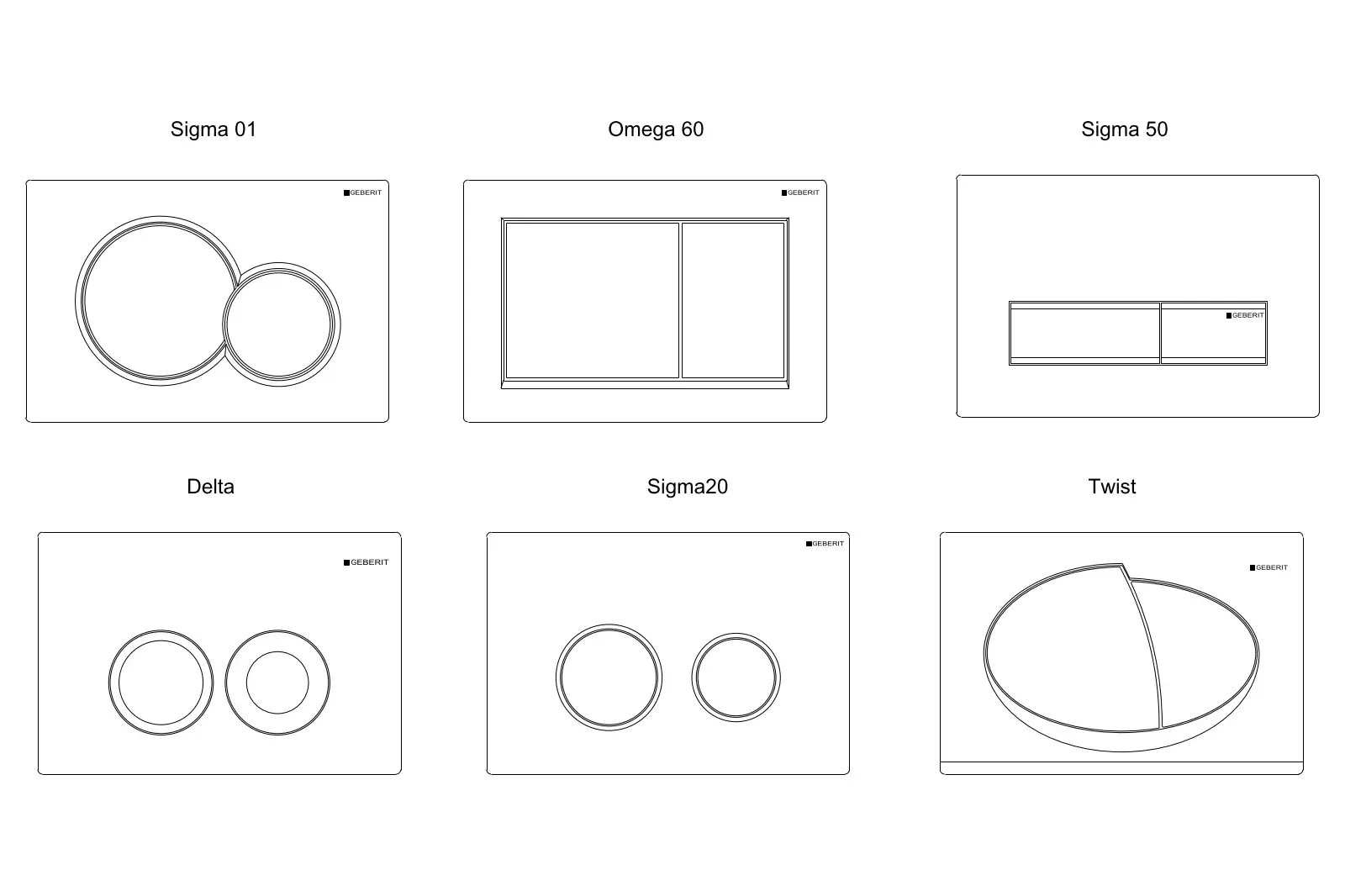 Geberit FLUSH PLATE