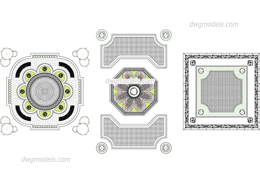 Parterre — preview 1 (dwgmodels.com, CC0)