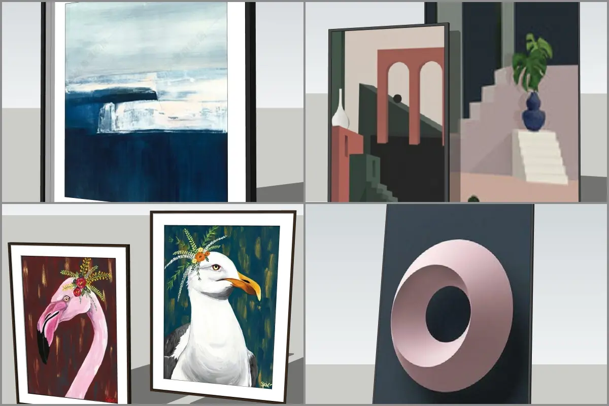 Combo Picture And Paints