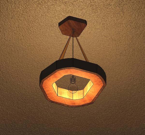 Wooden Pendant Light Family