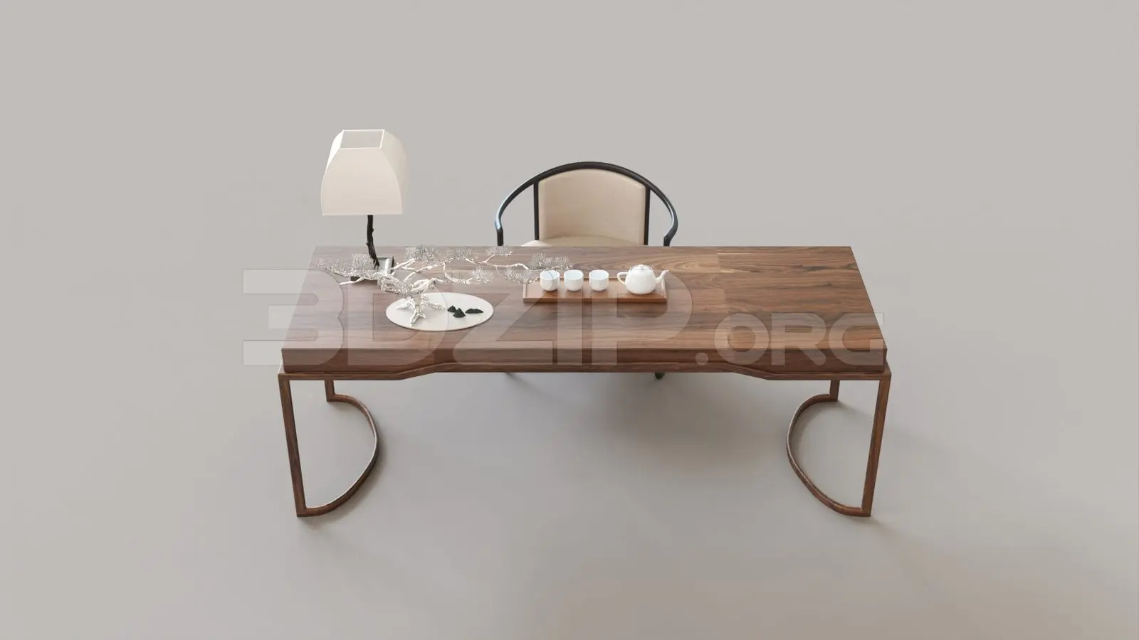 Work Desk — preview 1 (3dzip, CC0)