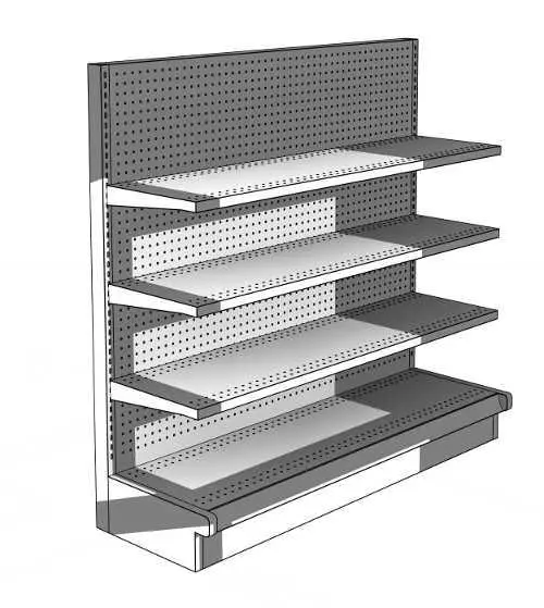 Shelving End Cap - Fully Parametric