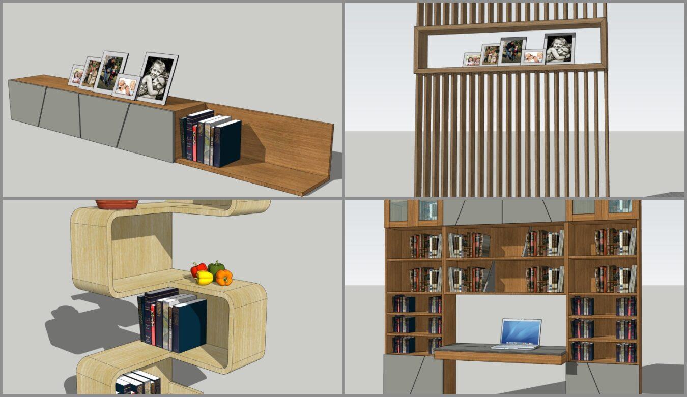 Combo Decorate Bookself