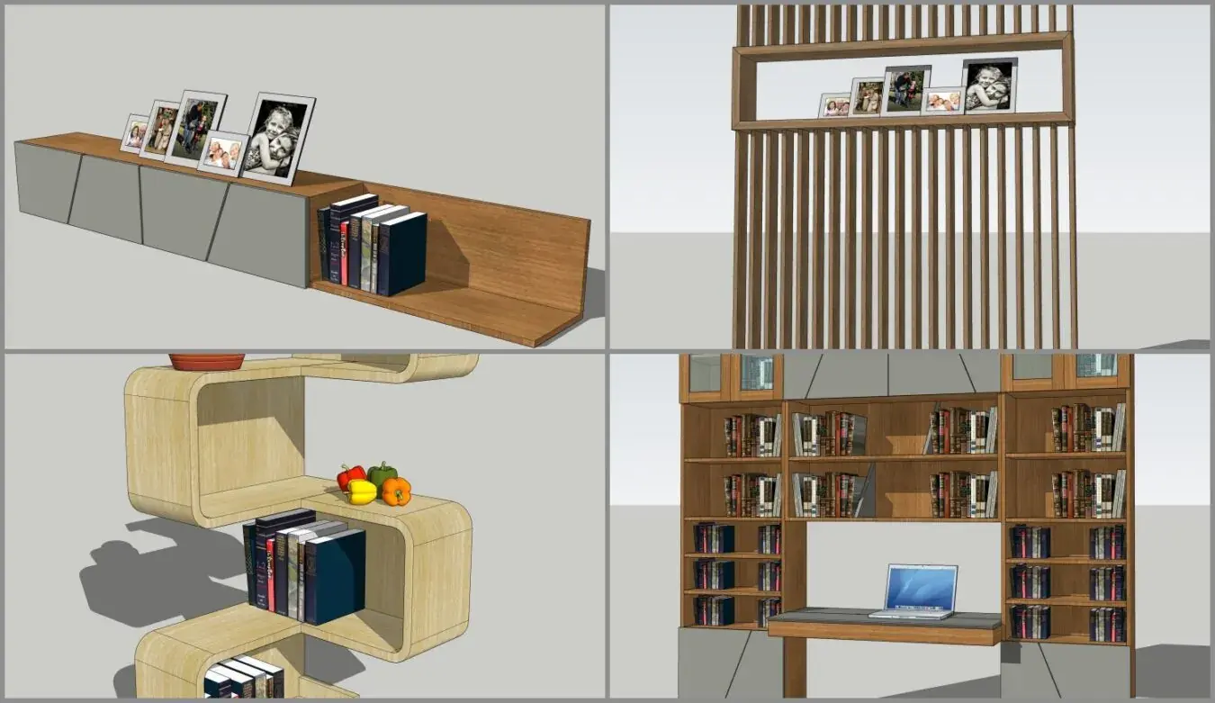 Combo Decorate Bookself