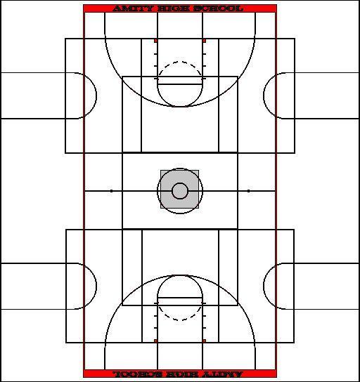 Gym Floor Striping