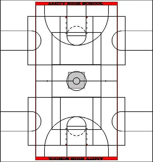 Gym Floor Striping