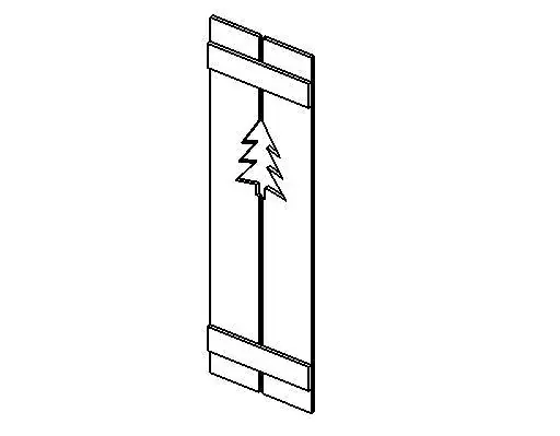 Pine Tree Shutter