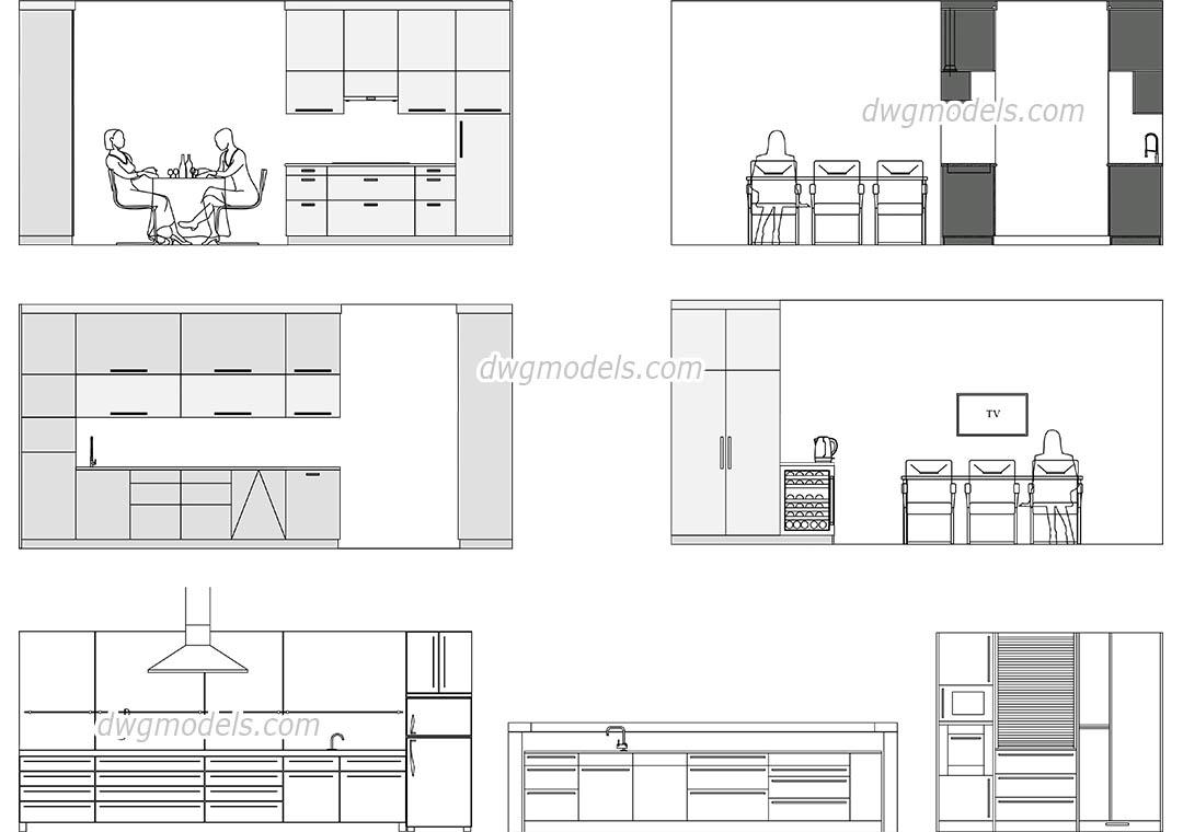 Modern Kitchen Elevation