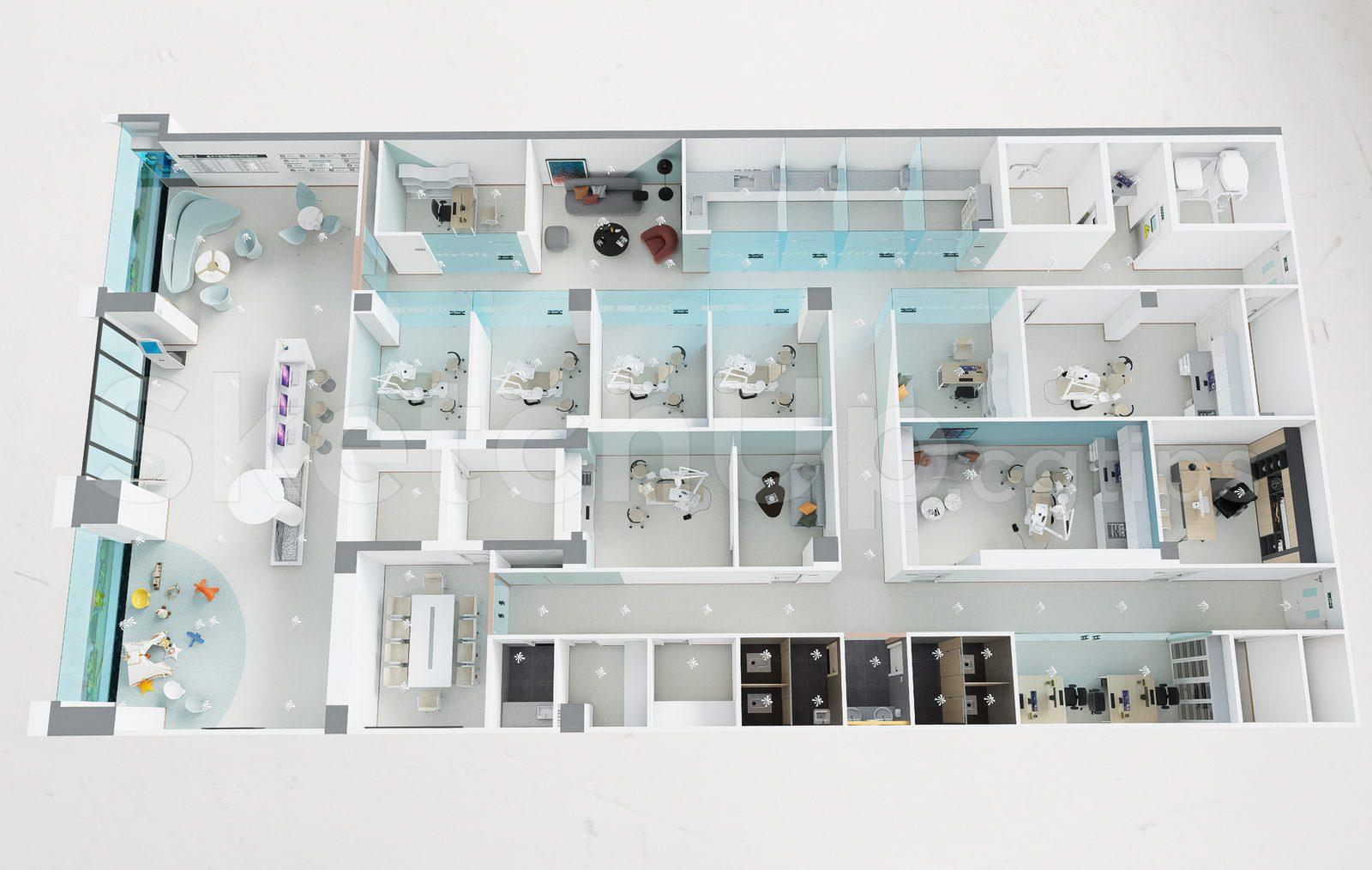 Dental care center Interior