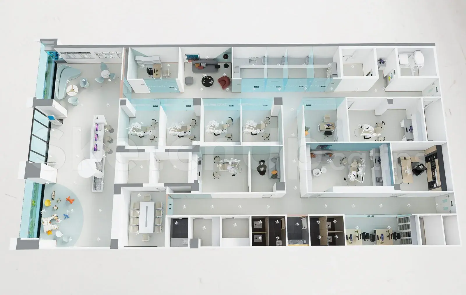 Dental care center Interior