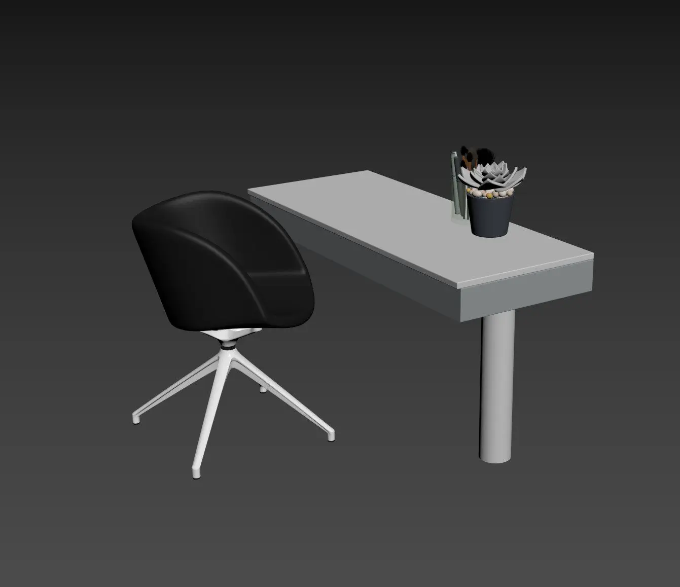 Desk — preview 1, by Quoc Quyen (3dzip)