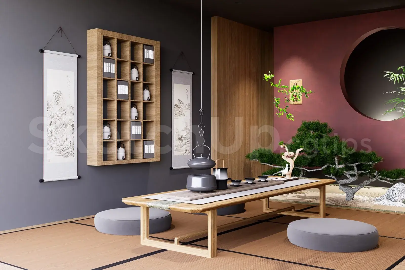 Tea Room Interior
