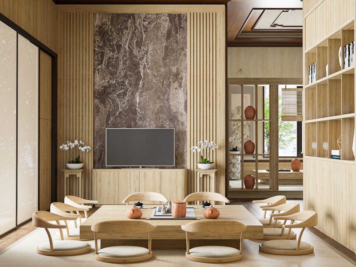 Tea Room Interior