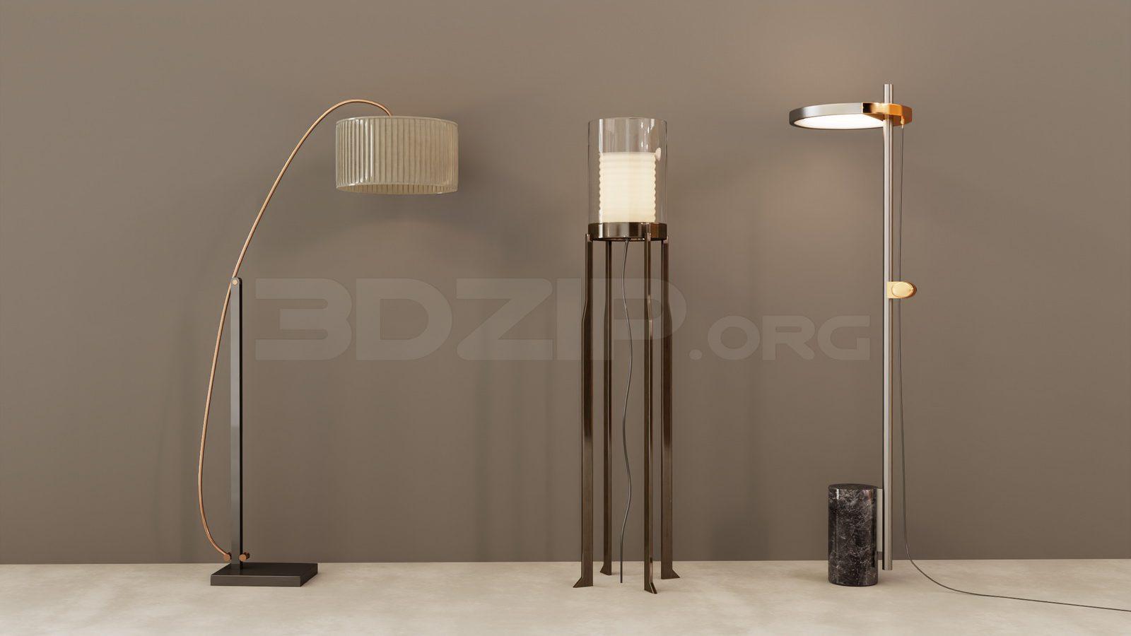 Floor Lamp — preview 1 (3dzip)