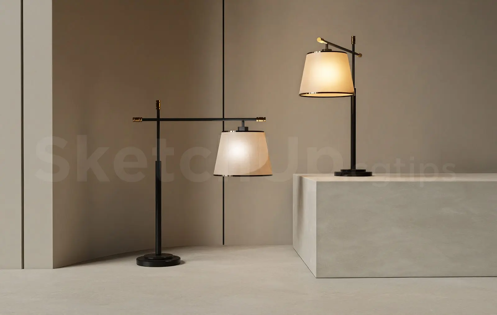 Floor Lamp Model Download for Interior Projects