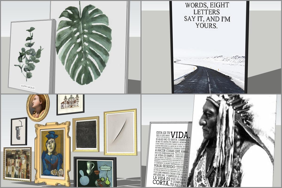 Combo Picture And Paints