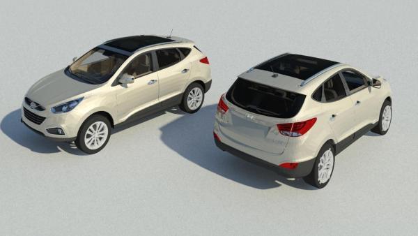 Hyundai ix35 - SUV Car Automobile Vehicle