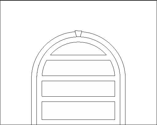 Garage Door Arched