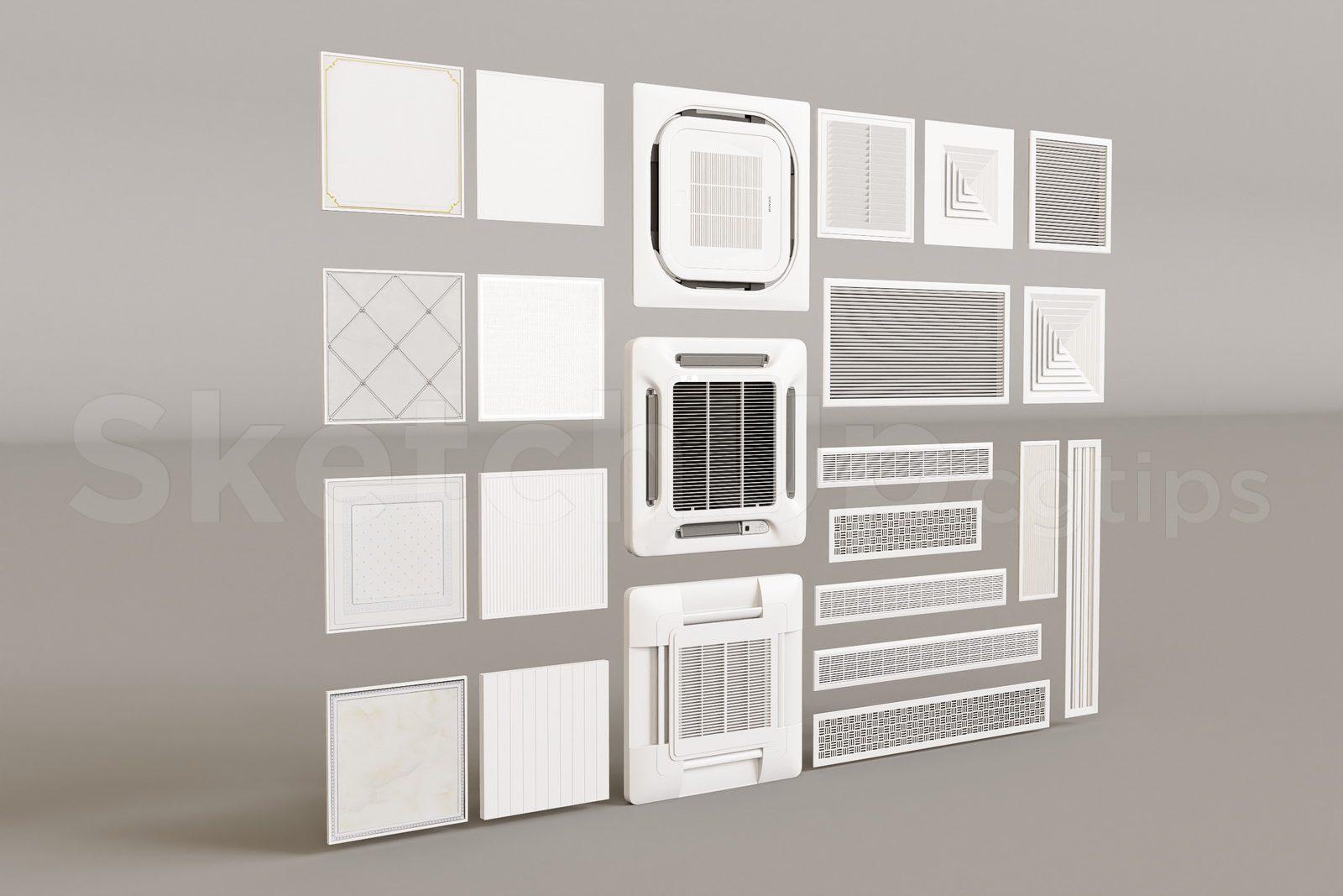 Recessed Air Conditioning Vent