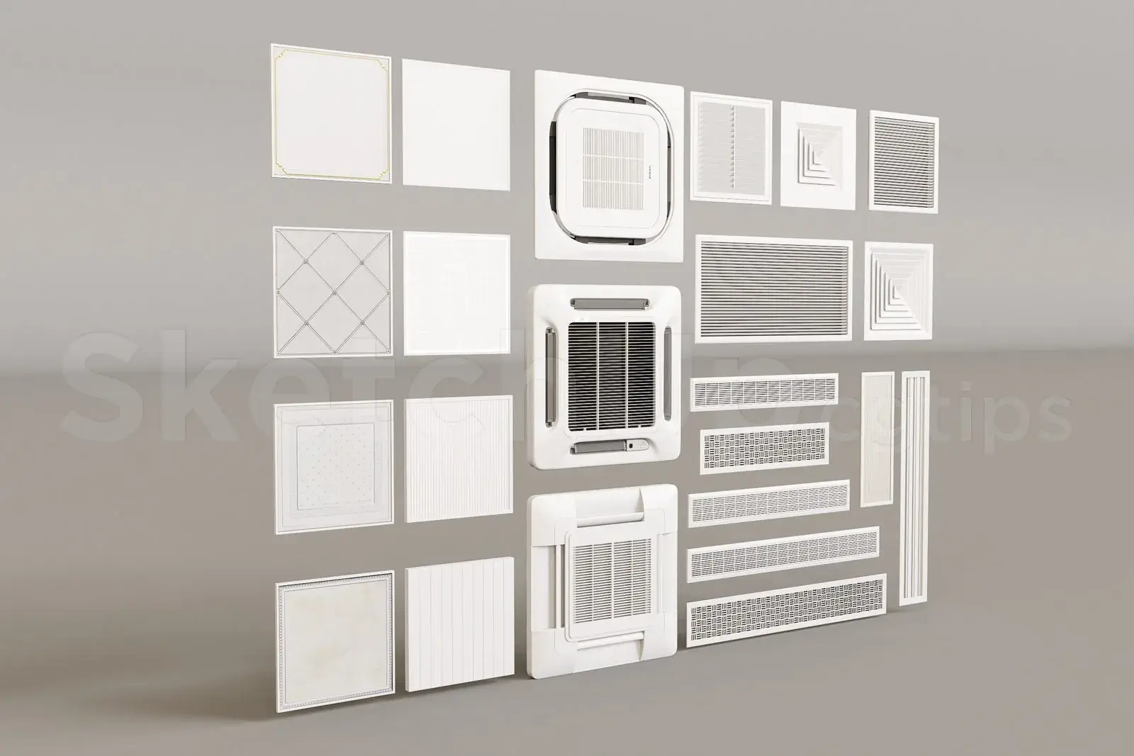 Recessed Air Conditioning Vent