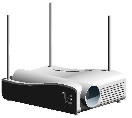 Ceiling based projector