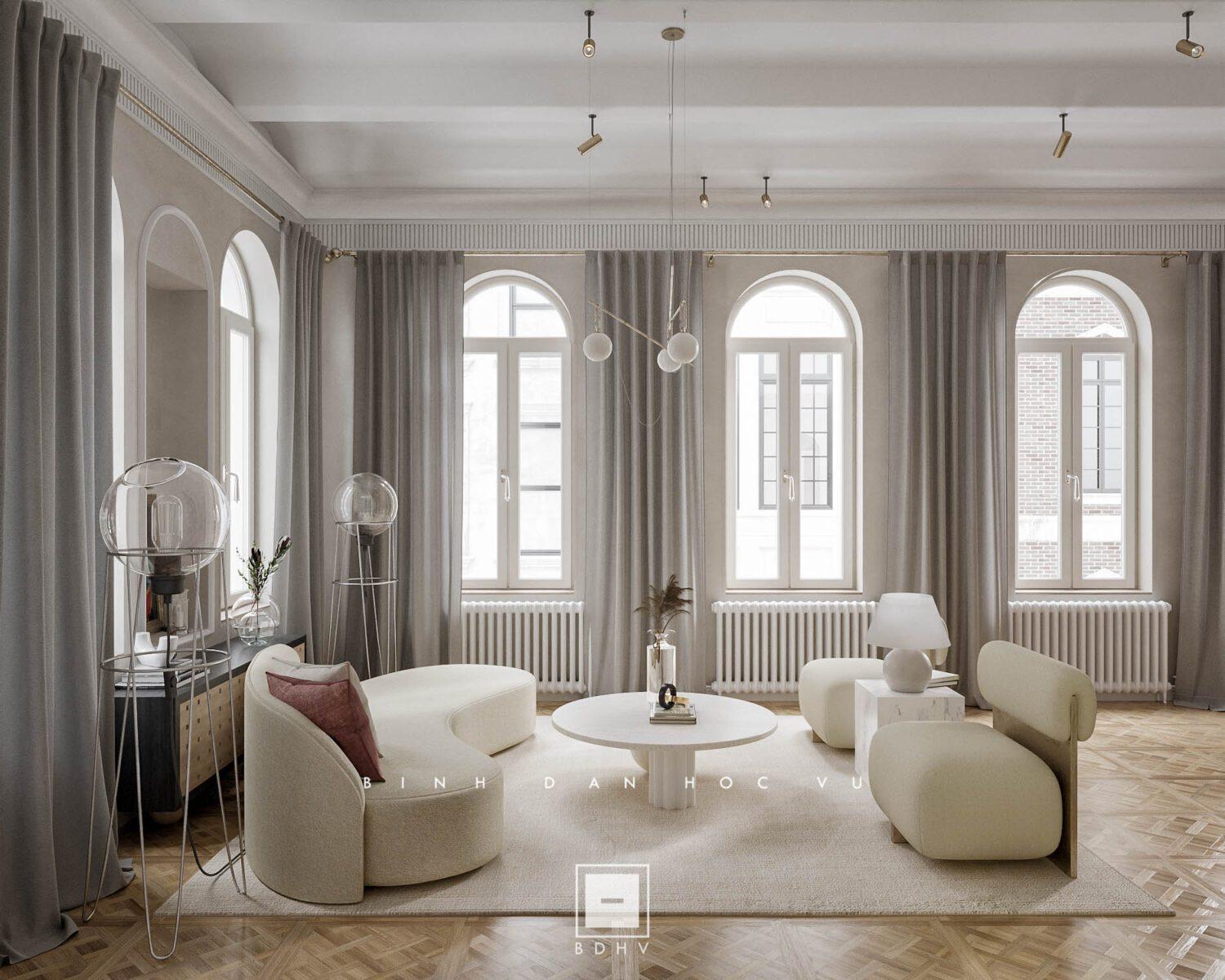 Living Room – Kitchen Interior