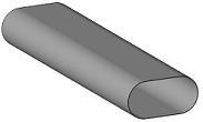 Flat Oval Duct
