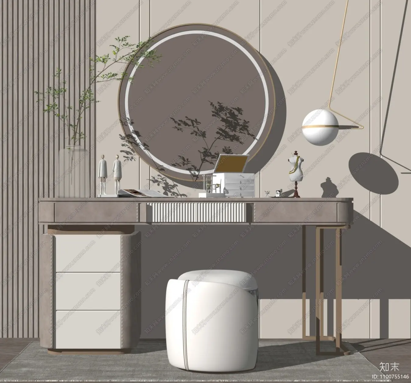 Dressing Table — preview 1 (cgtips)