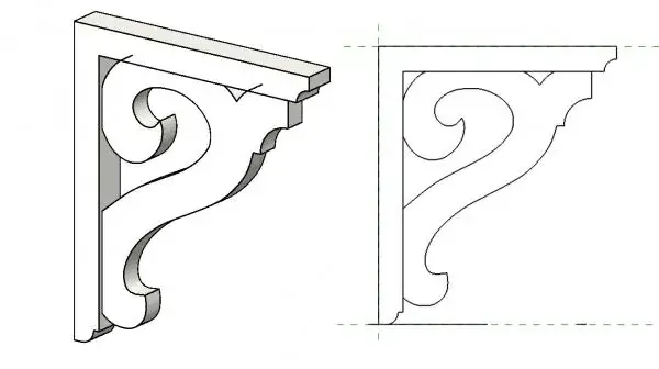 Mad River Woodworks Bracket BR 104