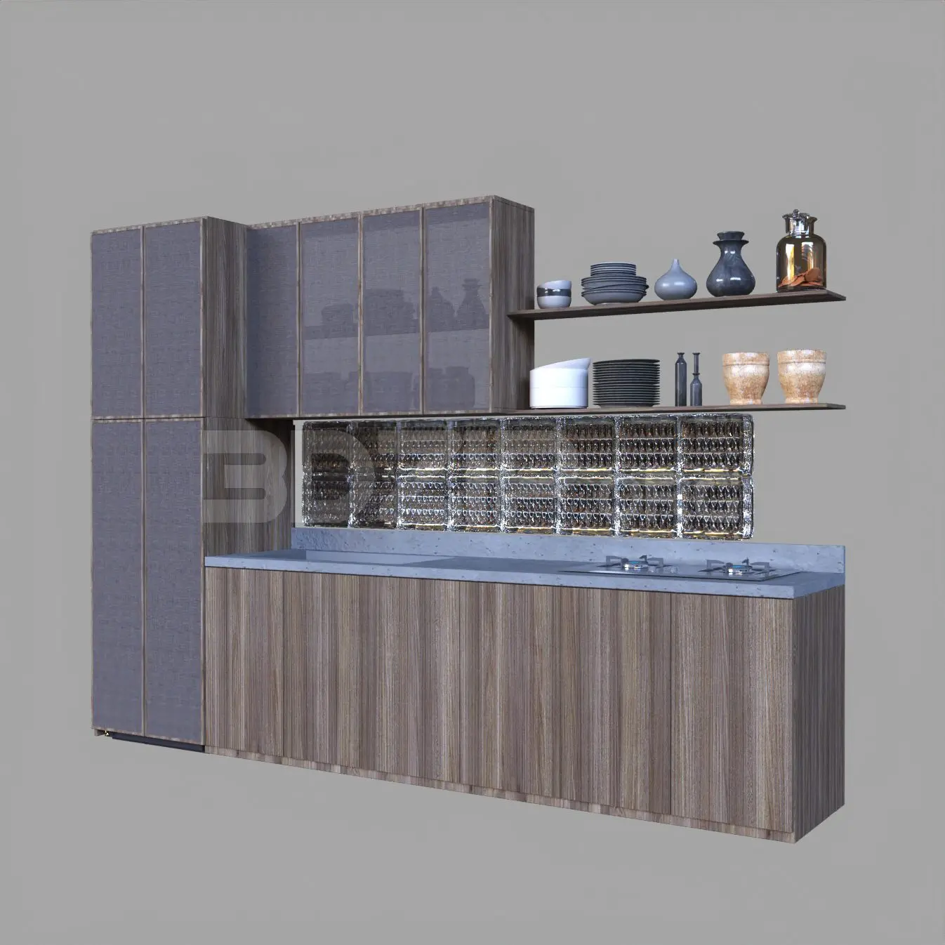 Kitchen — preview 1, by Dat Nguyen (3dzip)