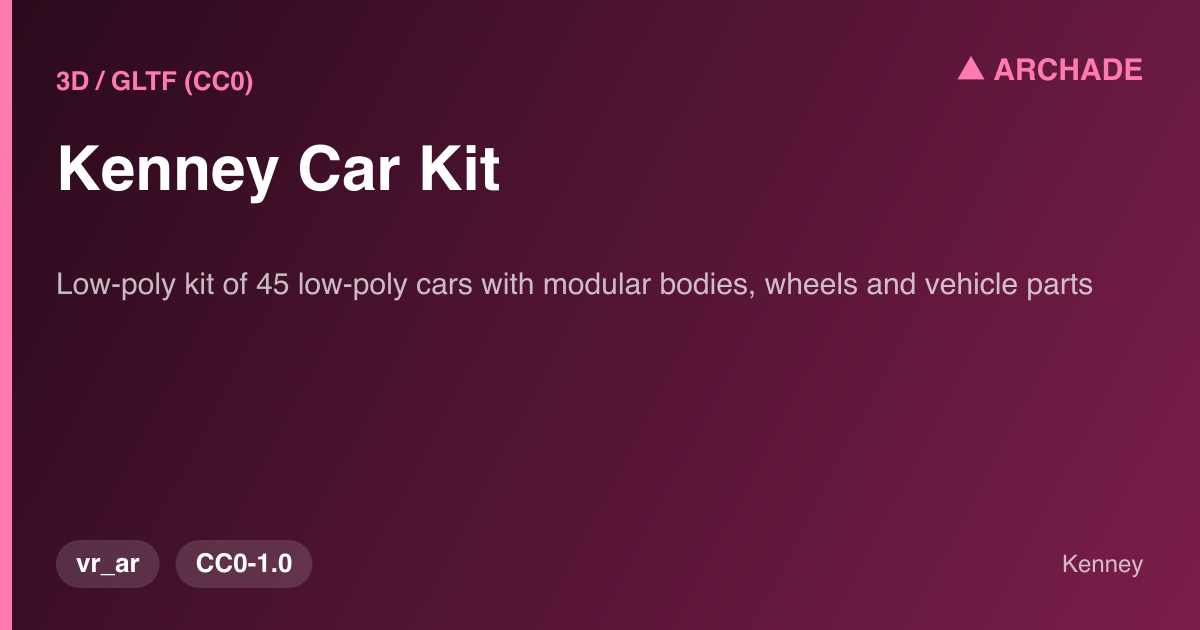 Kenney Car Kit — preview 1