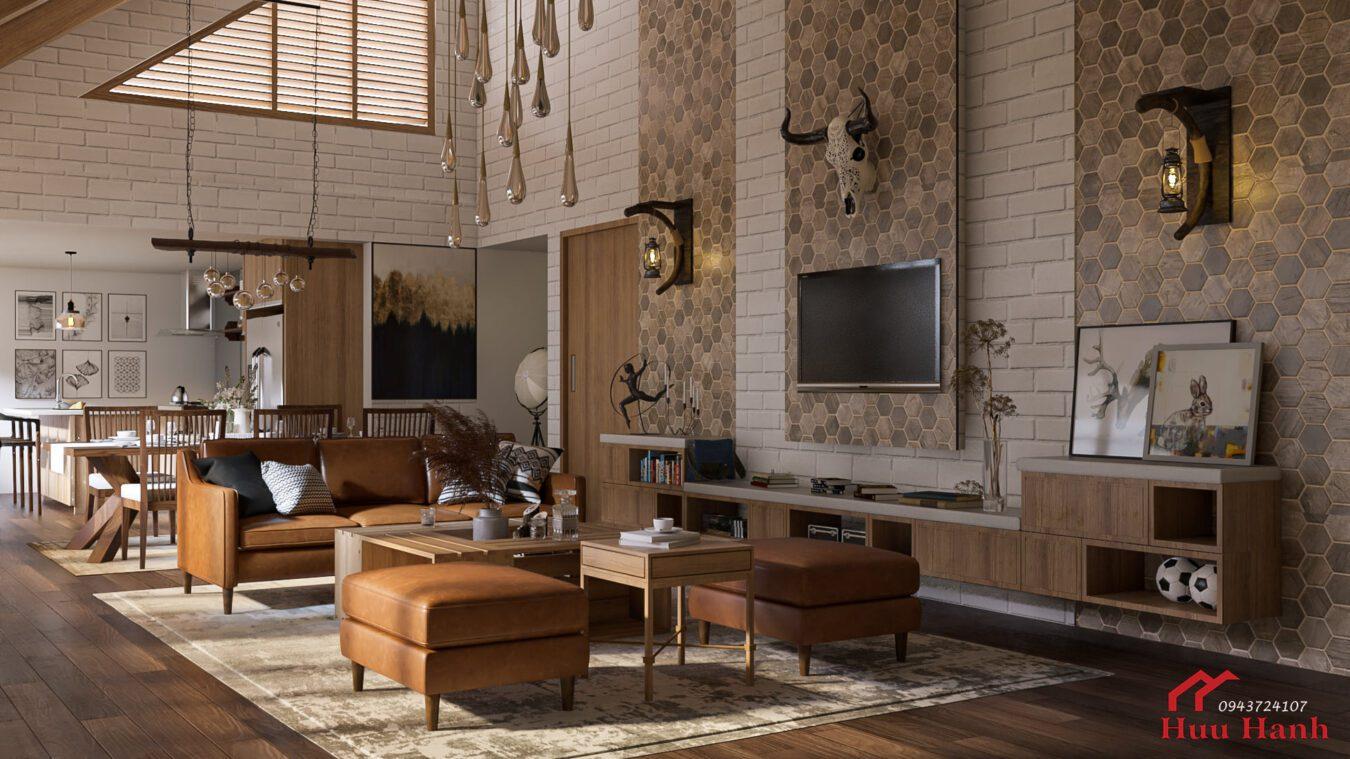 Living Room – Kitchen Interior