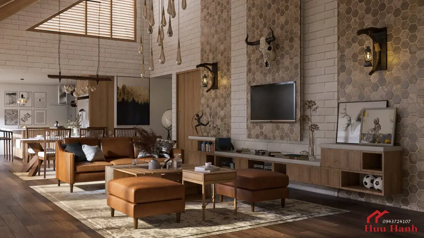 Living Room – Kitchen Interior