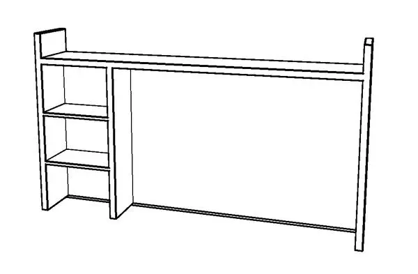 IKEA Micke Desk cover - wide — preview 1, by Gils (RevitCity, CC0)