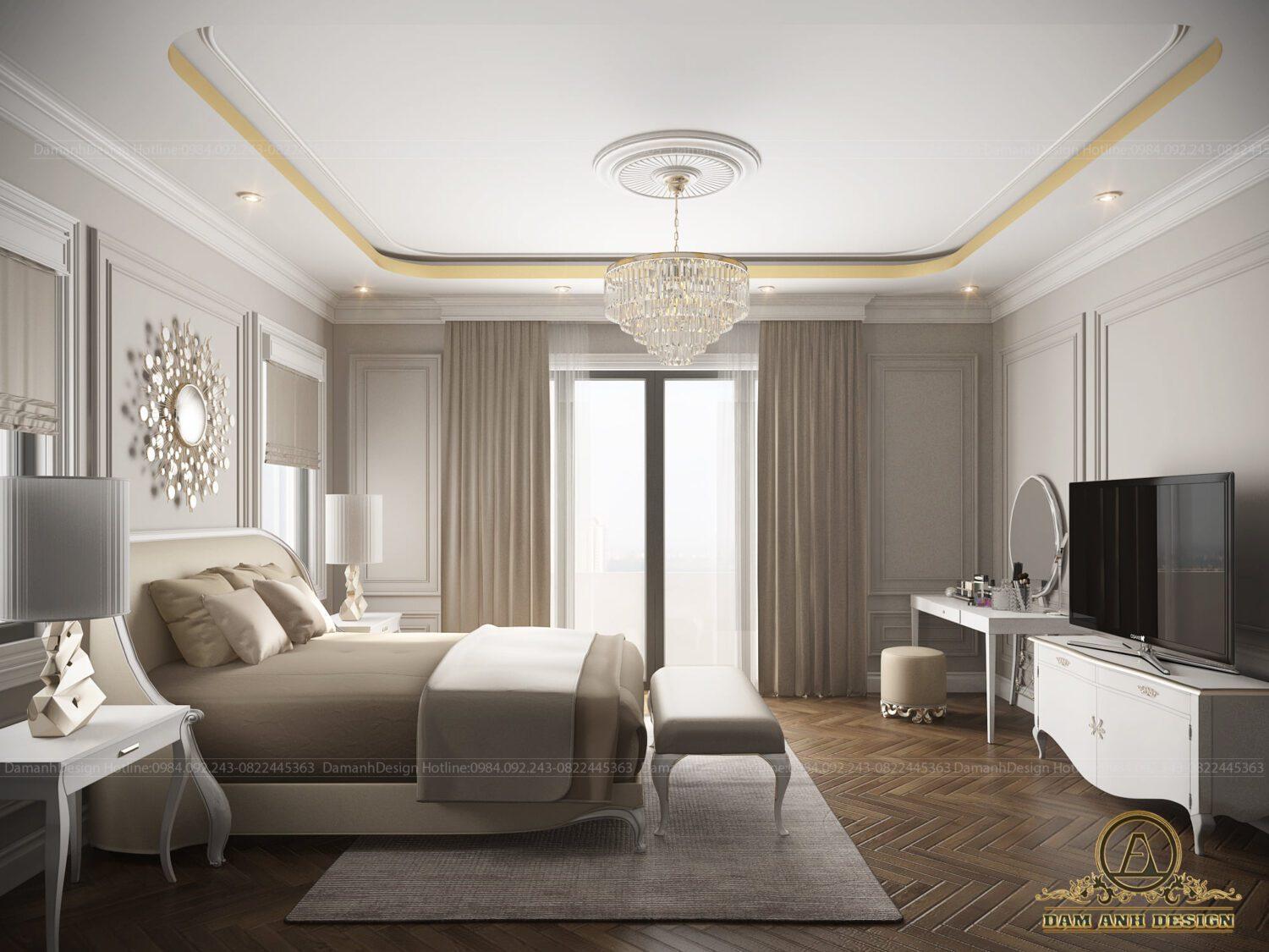 Neoclassical Bedroom Interior