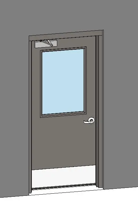 Parametric Service Door - Single