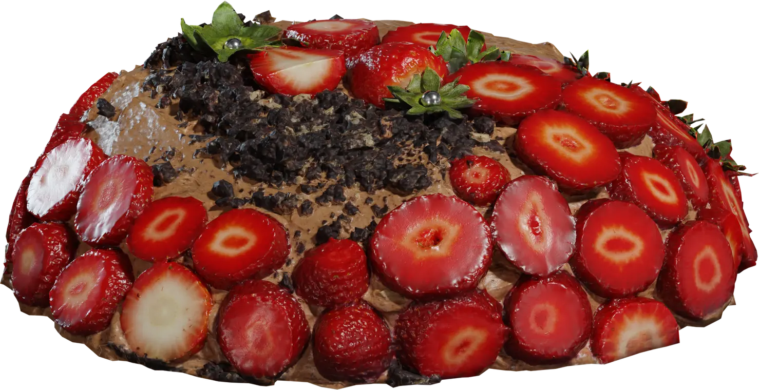 Strawberry Chocolate Cake — preview 1, by Kuutti Siitonen (Poly Haven, CC0)