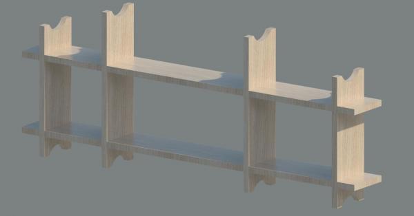 Egg Crate Shelf
