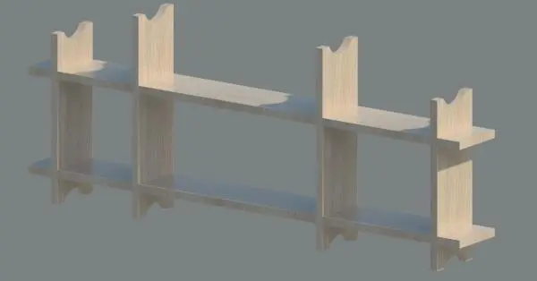 Egg Crate Shelf