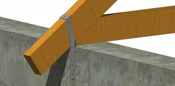 Truss Anchor Concrete Wall Connector