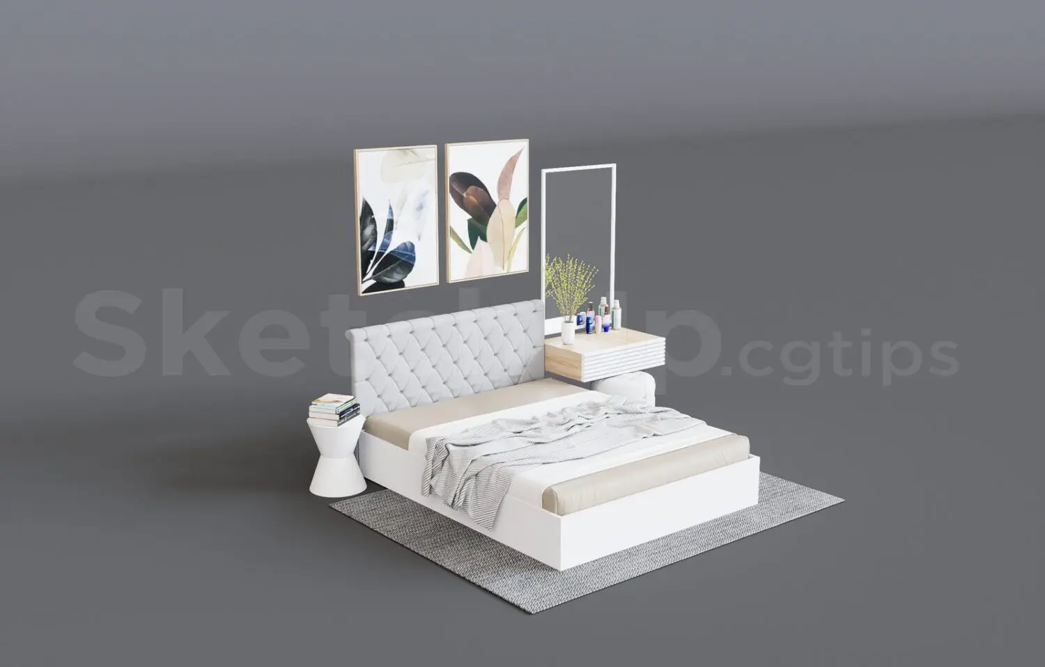 Bed — preview 1 (cgtips, CC0)