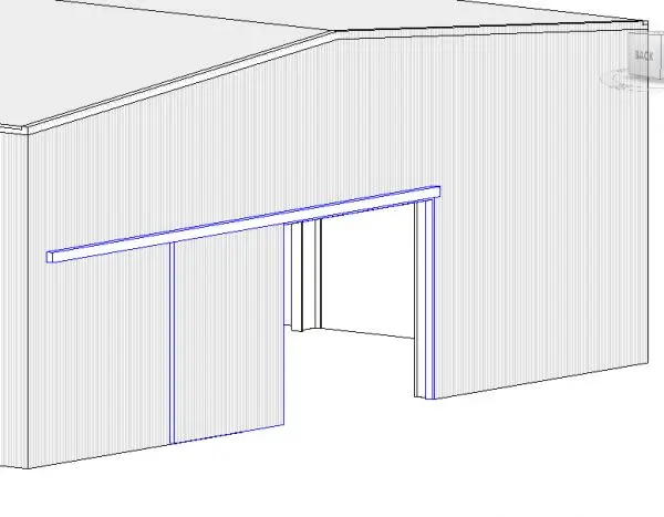 Industrial Sliding Door Improved