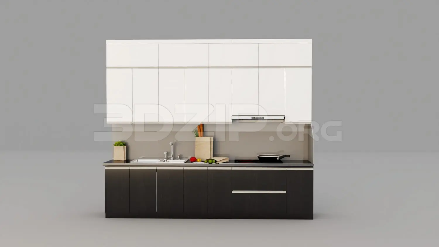 Kitchen — preview 1 (3dzip, CC0)