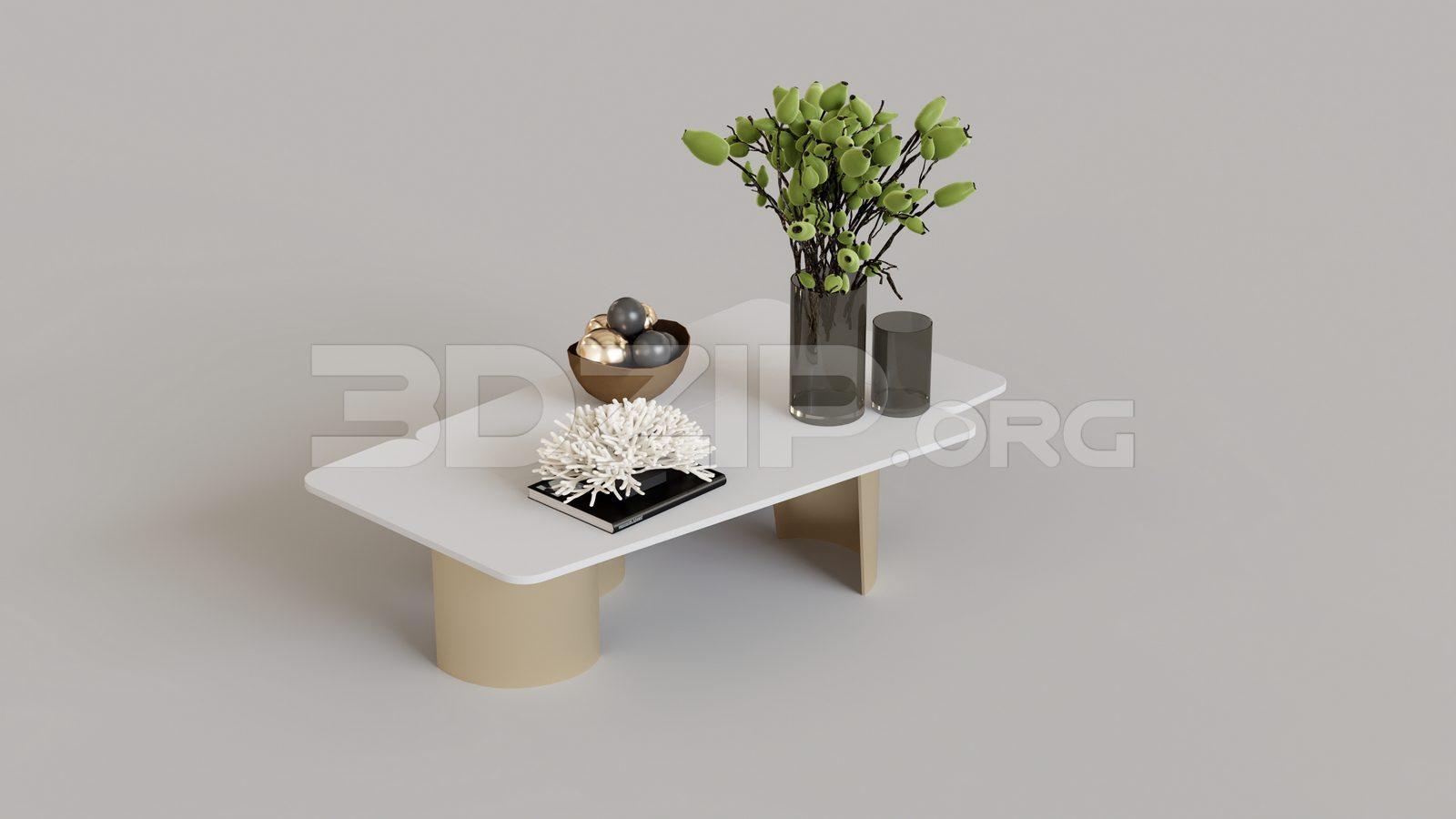 Tea Table — preview 1 (3dzip)