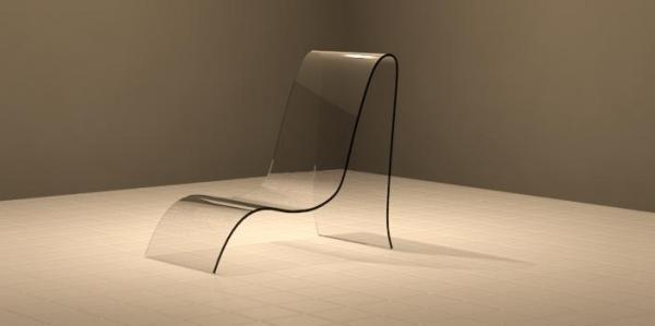 Glass Easy Chair