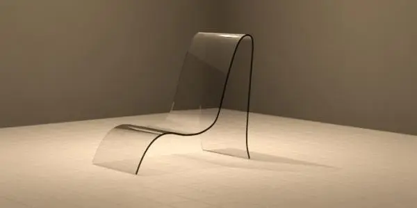 Glass Easy Chair