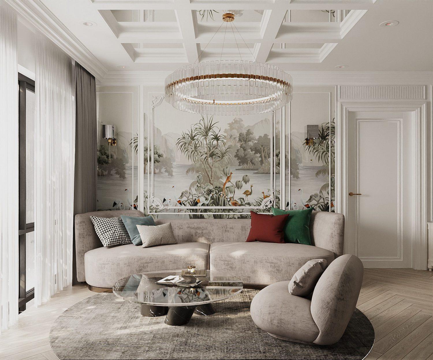 Living Room – Kitchen Interior