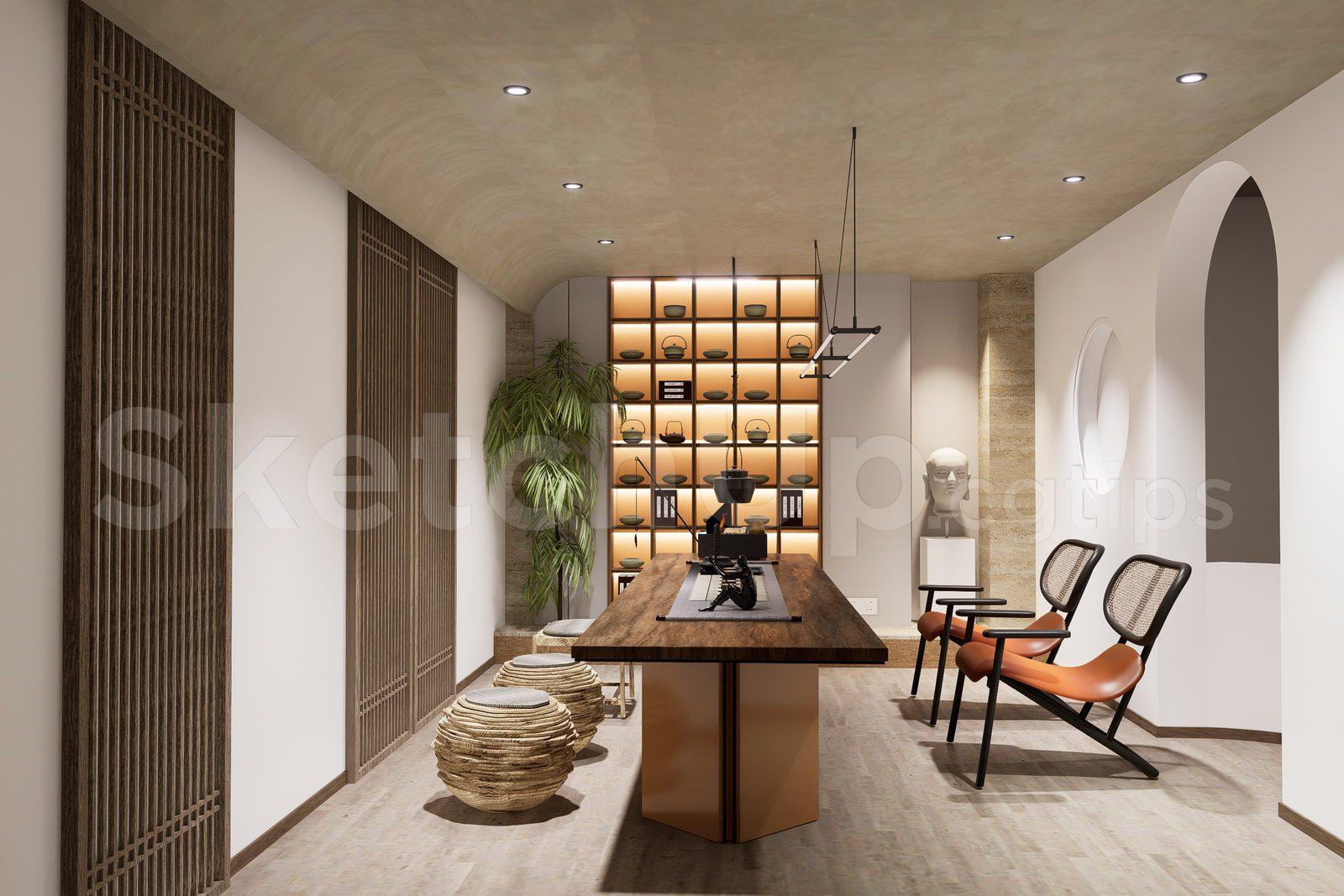 Tea Room Interior