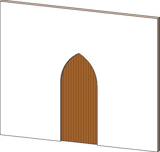 Spanish Wood Door